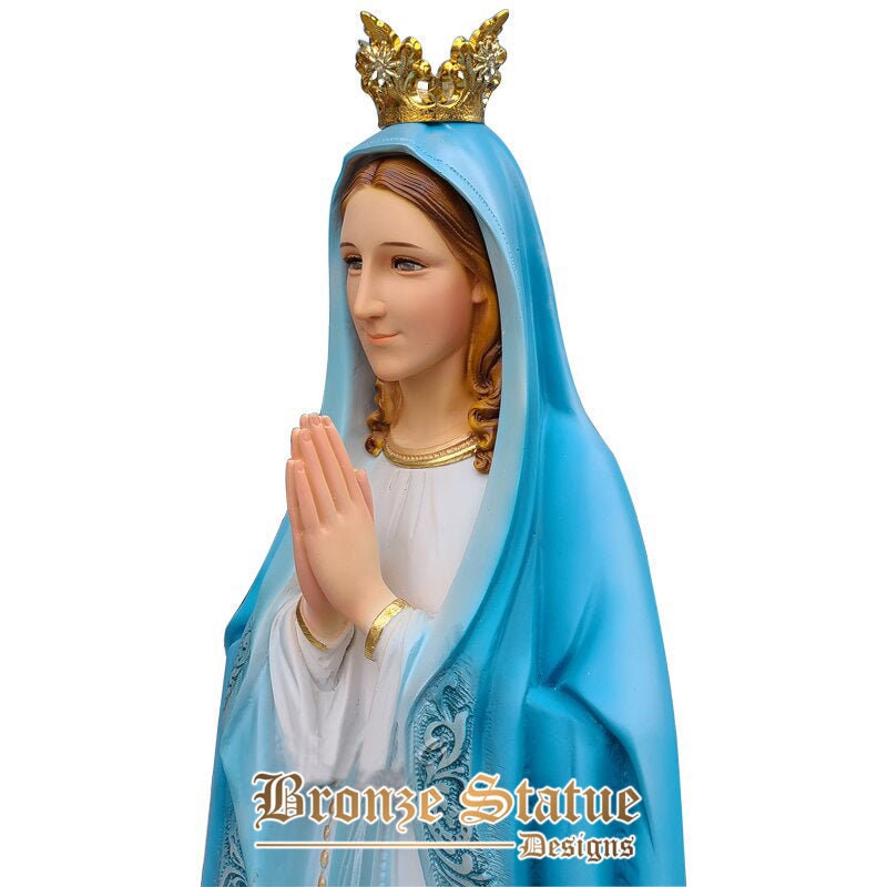 46in | 117cm | our lady of n.d.lourdes resin statue catholic religious statues of mary our lady lourdes resin sculpture for home decor