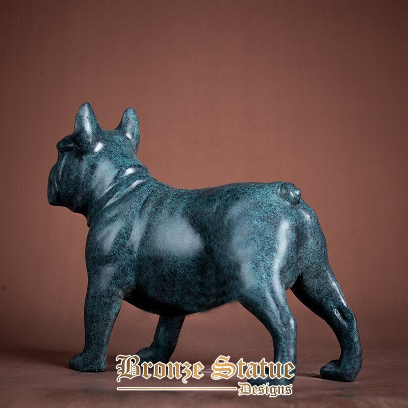 Modern art bronze dog statue bronze dog sculpture for home decor crafts casting bronze figurine home office ornament gifts