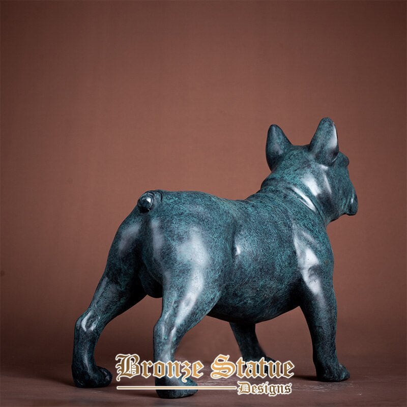 Modern art bronze dog statue bronze dog sculpture for home decor crafts casting bronze figurine home office ornament gifts