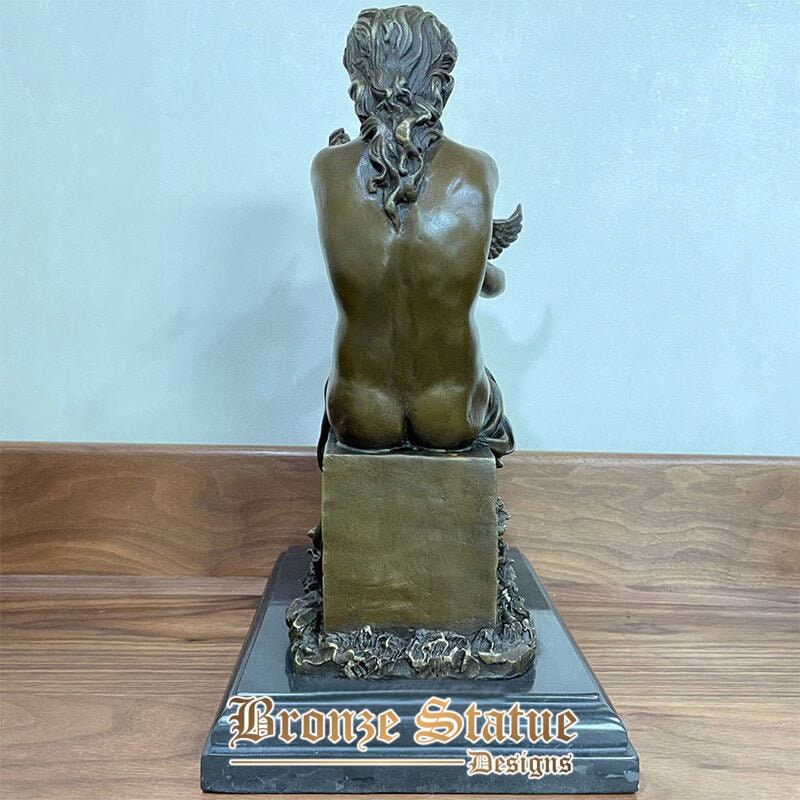 Griechischer Gott Bronzestatue Bronze Venus und Amor römische Venus Eros Skulptur Figur für Wohnkultur Kunstwerke kreative Verzierung