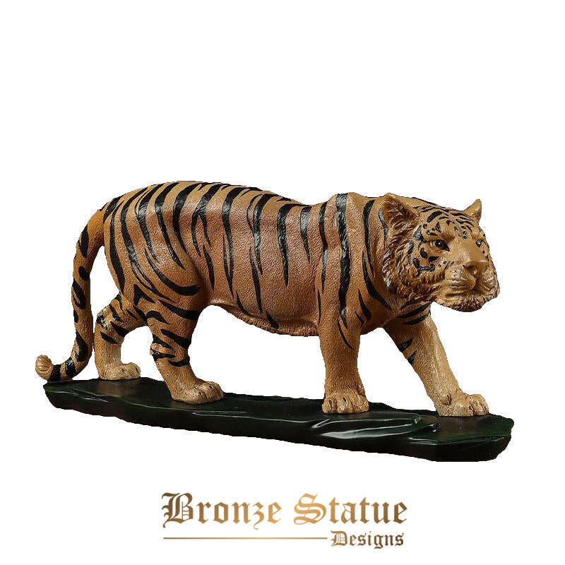 Bronze tiger statue antique bronze tiger sculpture bronze casting animal art figurines for home decoration ornament gift crafts