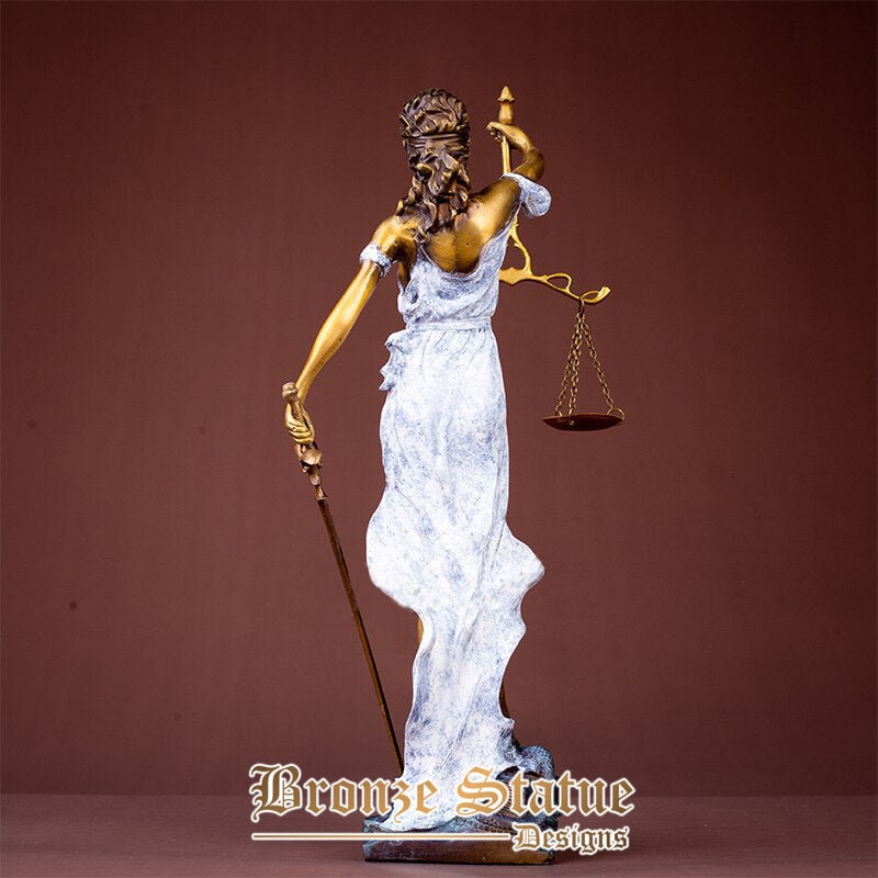 Bronze lady justice statue lady justice bronze sculpture goddess of justice bronze statues for home decor art ornament gifts