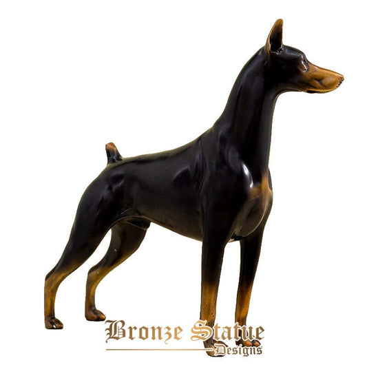 Bronze-Hundeskulptur, Bronze-Hundestatuen, Tierskulpturen, Bronzeguss, Kunsthandwerk für die Heimdekorationssammlung