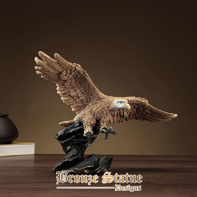 Bronze eagle statue flying bronze eagle sculpture animal statues and sculptures for home decoration ornament gift art crafts