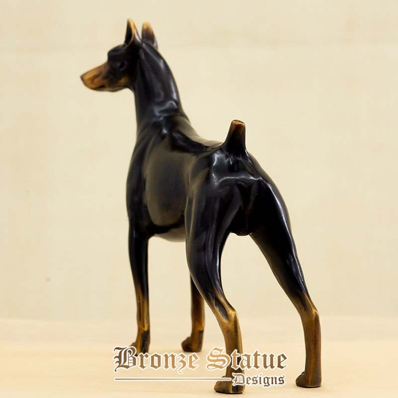 Bronze dog sculpture bronze dog statues animal sculptures bronze casting art crafts for home decoration collection