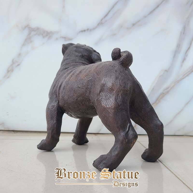 Bronze dog sculpture standing beagle bronze statue animal bronze statues and sculptures for home hotel decor oranemnt art crafts