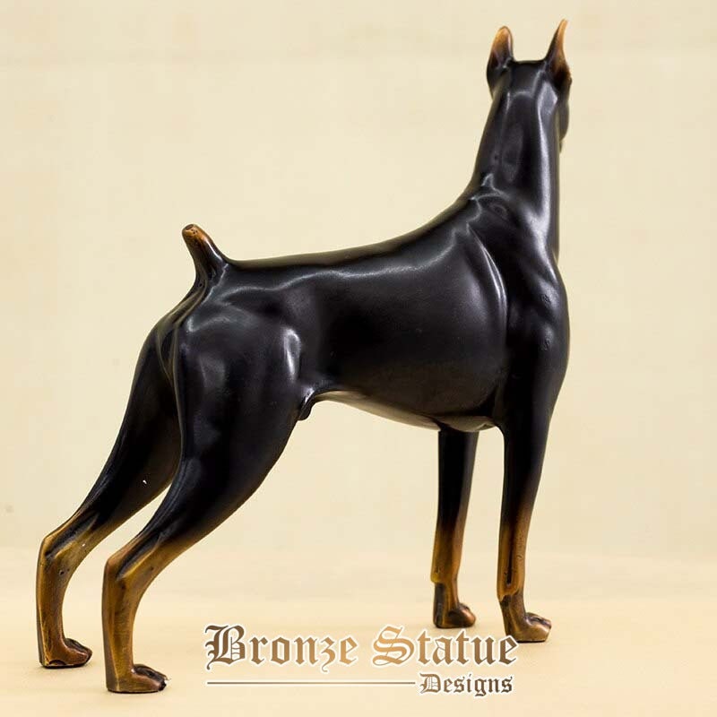 Bronze dog sculpture bronze dog statues animal sculptures bronze casting art crafts for home decoration collection