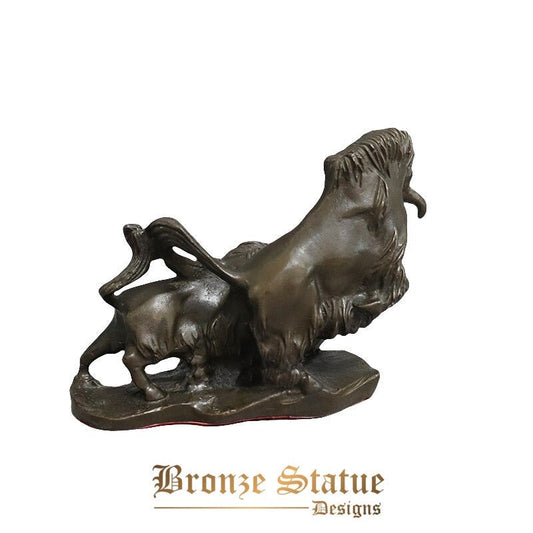Estátua de touro de bronze escultura toureiro de bronze touro poder espiritual desktop estátua clássica arte em casa ornamentos de decoração interior