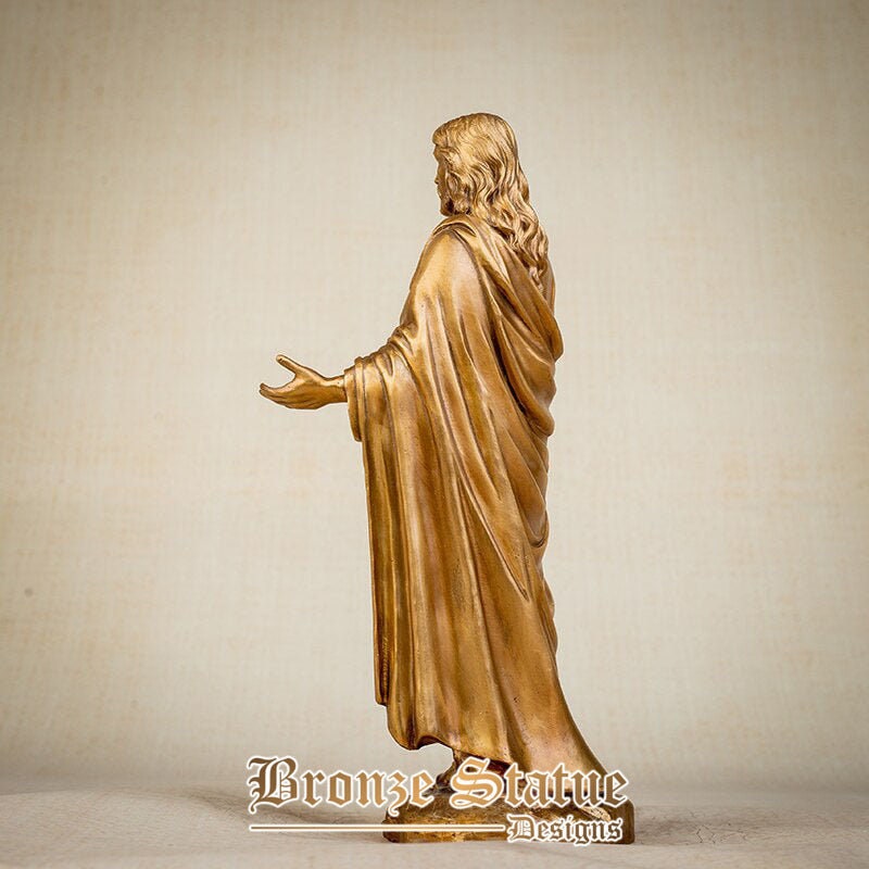 12 Zoll | 30cm | jesus bronze skulptur christus segen statue bronze jesus statue figurine skulptur kirche wohnkultur desktop ornamente