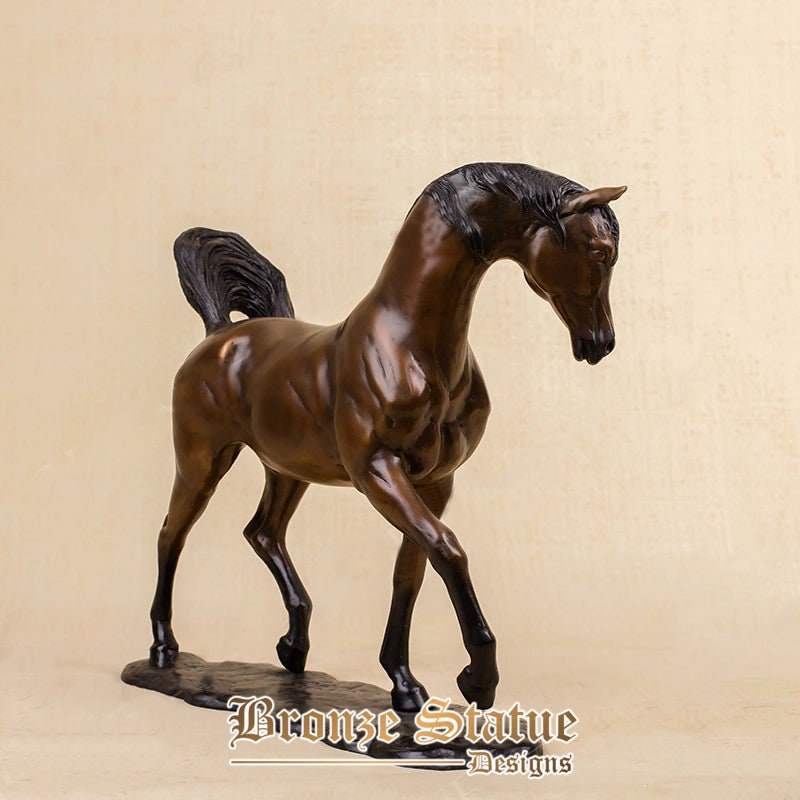 Real bronze horse sculpture bronze horse statue modern classic handmade horse statues animal art sculpture home office decor