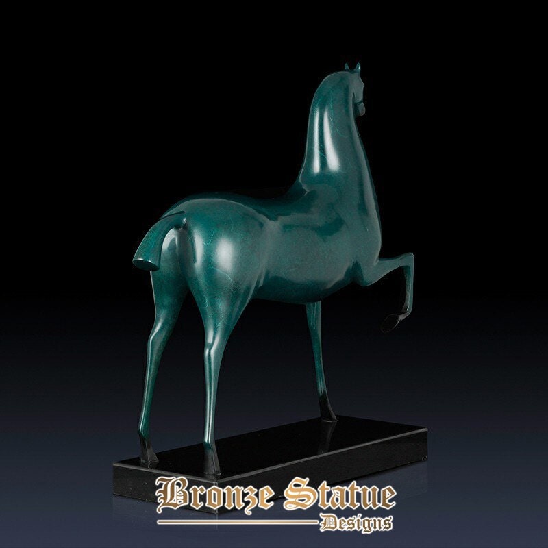 Modern art bronze horse statue ornament large horse sculpture casting bronze artwork crafts for home decor or luxurious gifts