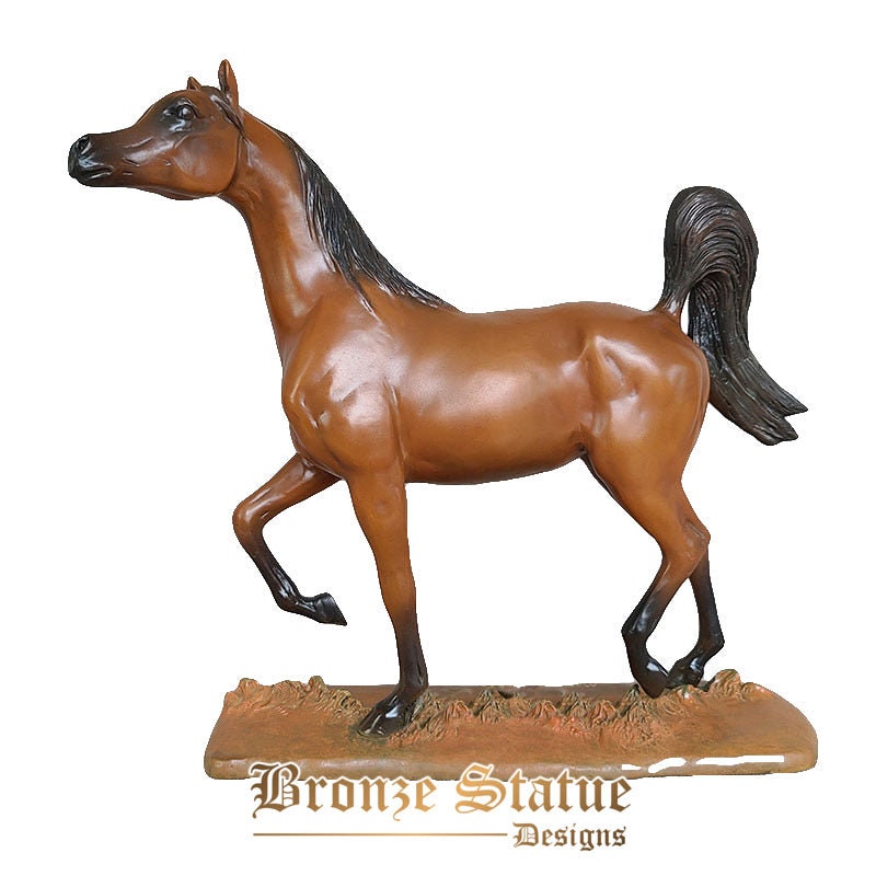Bronze horse sculpture antique bronze horse statue bronze cast crafts horse figurines for home office decor ornament collection