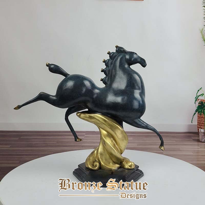 Bronze horse sculpture animal sculptures bronze horse statue horse standing animal sculptures for garden home office decoration