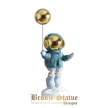 Astronaut craft sculpture statue nordic home decoration luxury large ornaments astronaut resin figurines modern desk art gifts