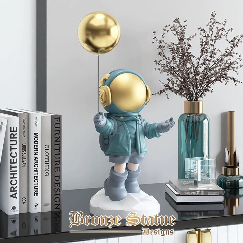 Astronaut craft sculpture statue nordic home decoration luxury large ornaments astronaut resin figurines modern desk art gifts