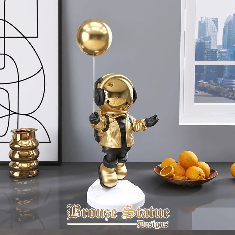 Astronaut craft sculpture statue nordic home decoration luxury large ornaments astronaut resin figurines modern desk art gifts