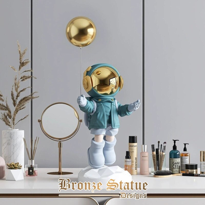 Astronaut craft sculpture statue nordic home decoration luxury large ornaments astronaut resin figurines modern desk art gifts