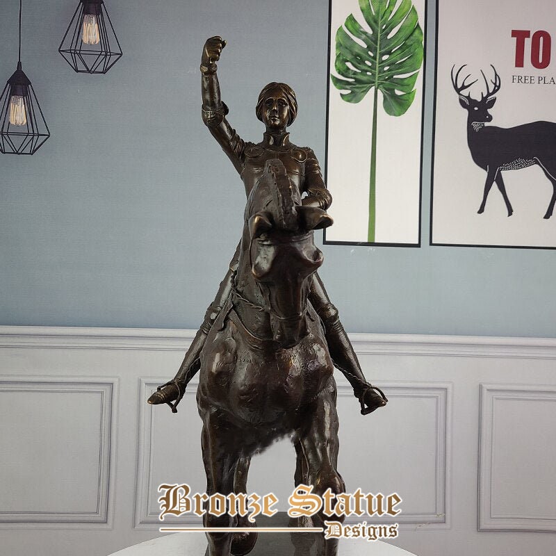 31in | 79cm | bronze horse and rider statue bronze reining sculpture modern art bronze jockey statue home decoration ornament crafts