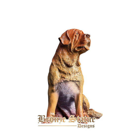 7 Zoll | 18cm | bronze hund statue moderne kunst bronze hund skulptur bronzeguss tier statue und skulpturen für dekoration ornament