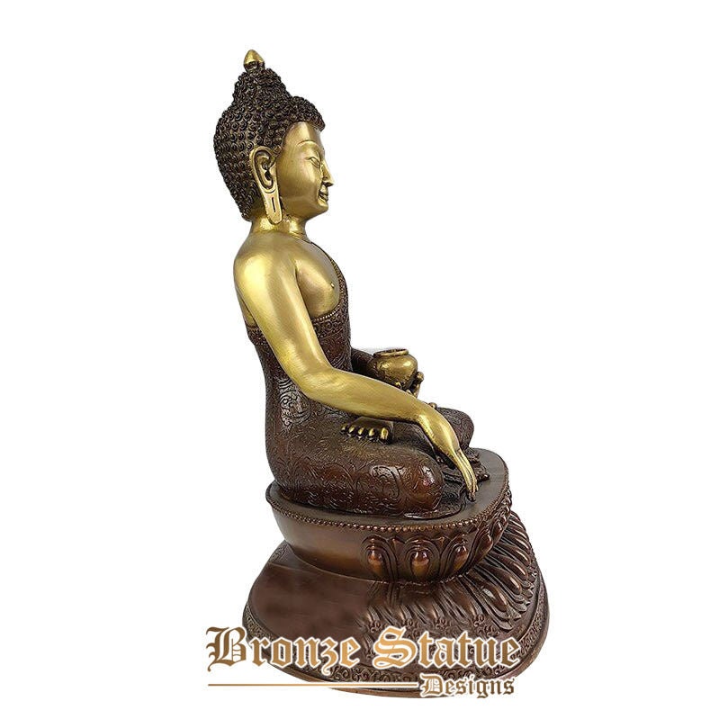 17in | 43cm | bronze buddha statues bronze buddhist sculpture collection cast crafts tibetan buddhism figurine indoor decoration ornament