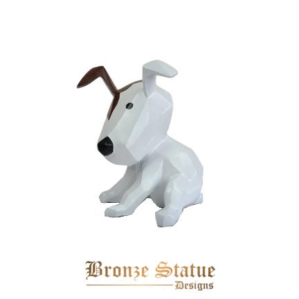 13in | 34cm | Escultura de cachorro abstrata escultura de bronze estátua de cachorro dos desenhos animados escultura de cachorro minimalista moderna estátua de animal ornamento decoração