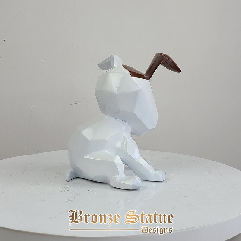 13in | 34cm | abstract dog sculpture bronze sculpture cartoon dog statue modern minimalist dog sculpture animal statue ornament decor