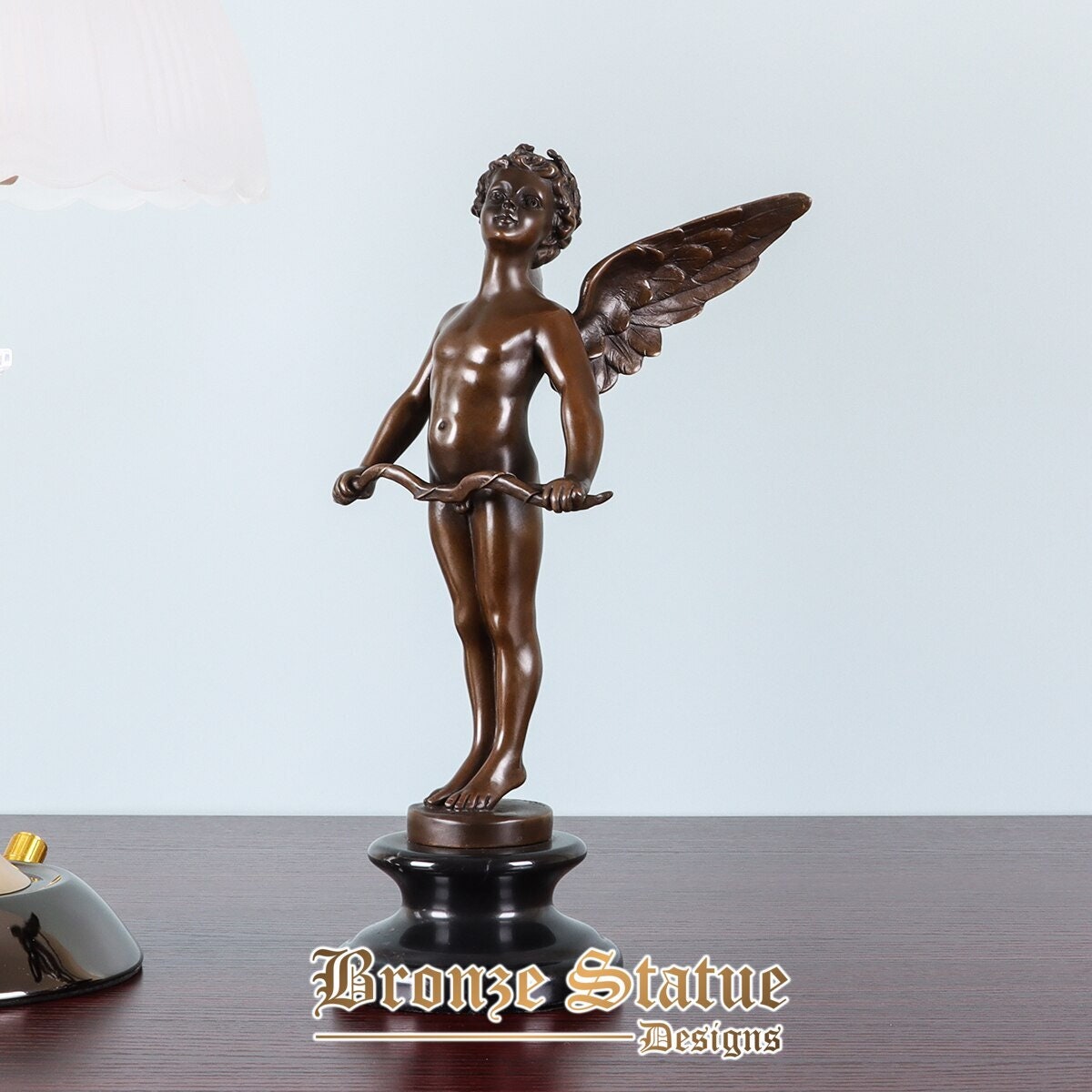 Roman cupid greek eros statue myth love god sculpture figurine antique art home decor anniversary gift