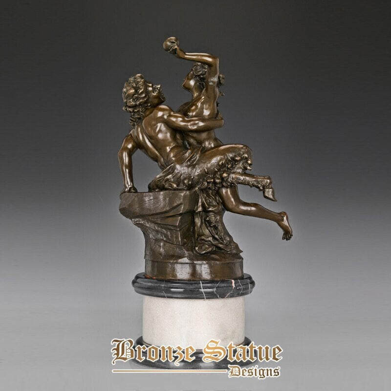 Greek couple lovers statue sculpture bronze hot casting antique vintage art anniversary gift home decor large