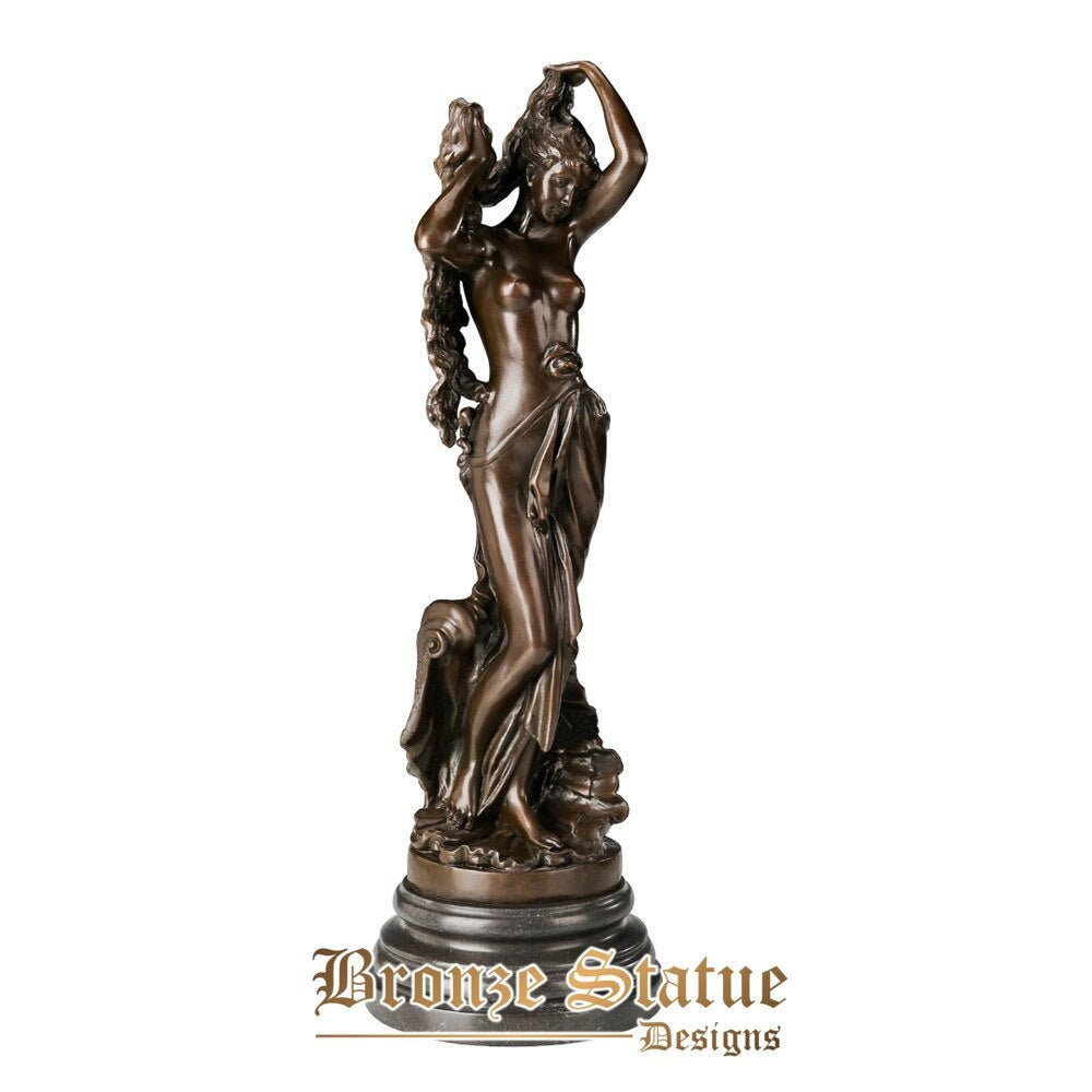 The birth of venus statue sculpture bronze famous replica roman mythol ...