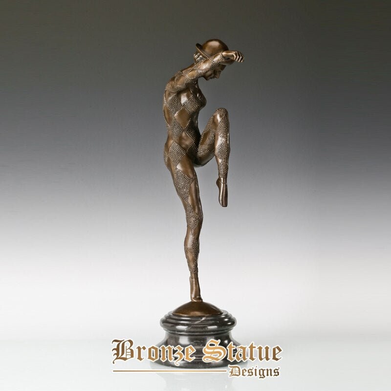 Large classical woman dance bronze sculpture female statue figurine art indoor hotel decoration