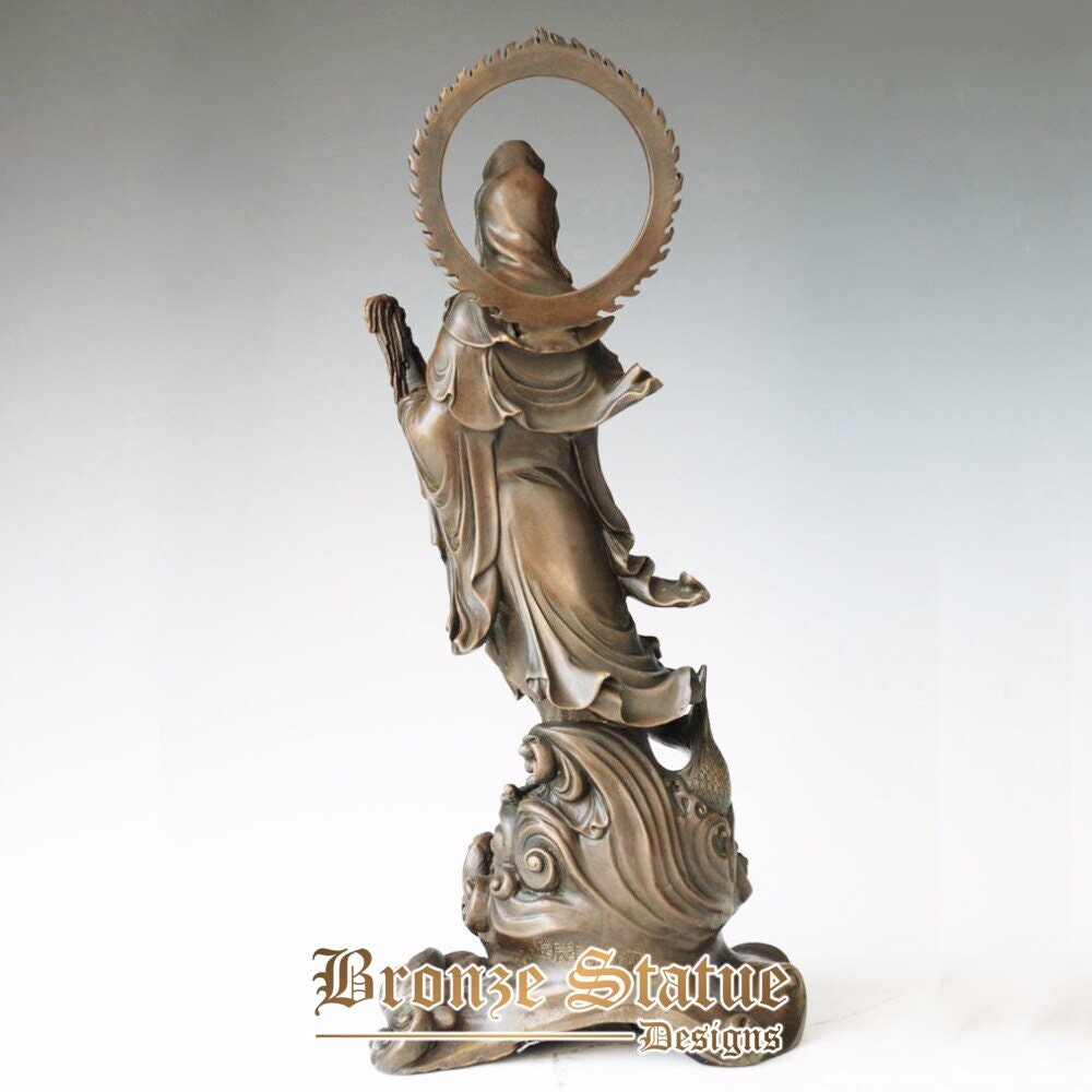 Avalokitesva buddha statue guanyin figurine dea della misericordia scultura buddha cinese fortunato arredamento per la casa
