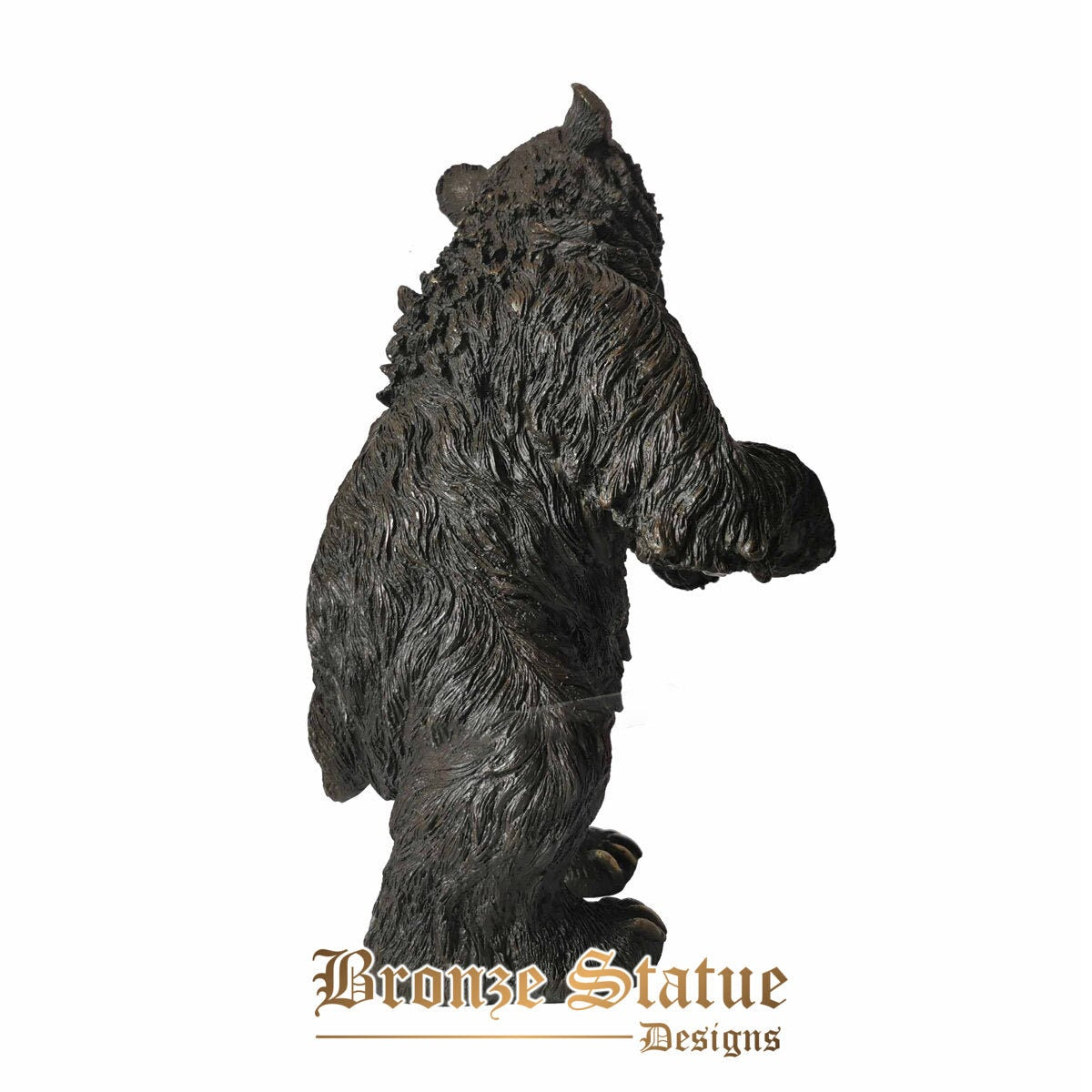 Wildlife animal sculpture bear statue real bronze famous figurine art home decoration children gifts