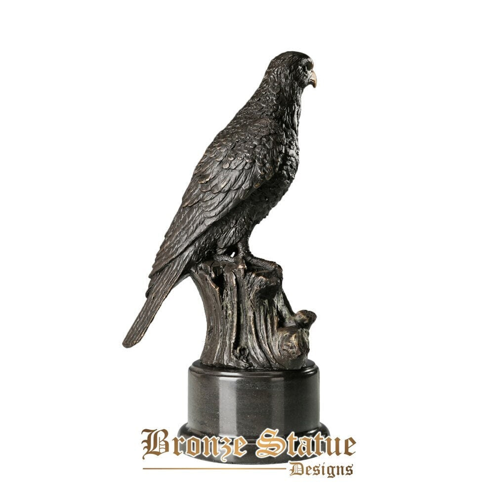 Arabische Adler Bronze Statue Falke Tier Skulptur Vogel Falke Figur Kunst Büro Dekor Werbegeschenke
