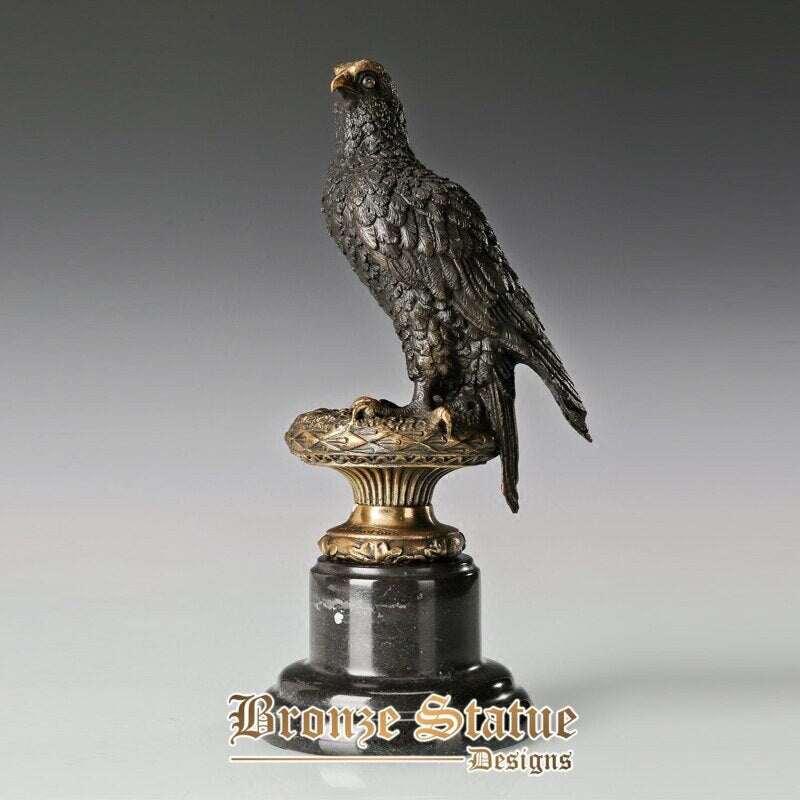 Arab eagle statue sculpture bronze brass hot casting animal art upscale office decor birthday gift