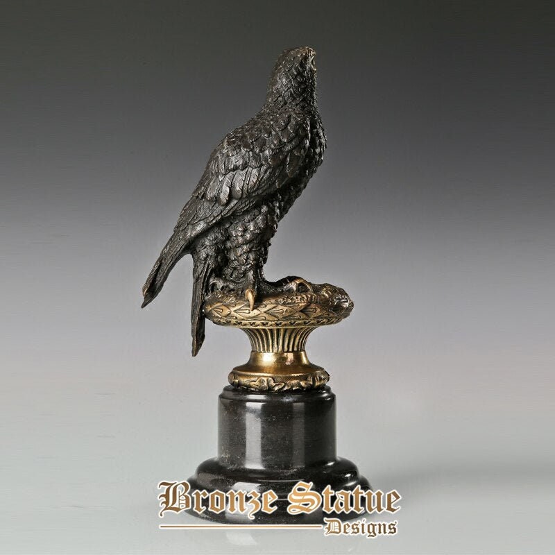 Arab eagle statue sculpture bronze brass hot casting animal art upscale office decor birthday gift