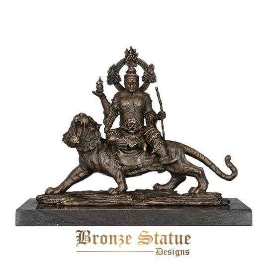 Religion sculpture bronze buddha statue vaisravana bishamon art decoration bronze tibetan buddha boundless wisdom god