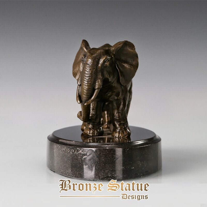 Amore elefante madre e bambino statua in bronzo reale coppia animale selvatico scultura arte accessori per la decorazione della casa