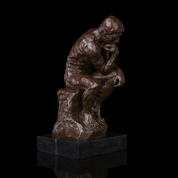 Thinking Man by Rodin | Western Art Sculpture | Bronze Statue
