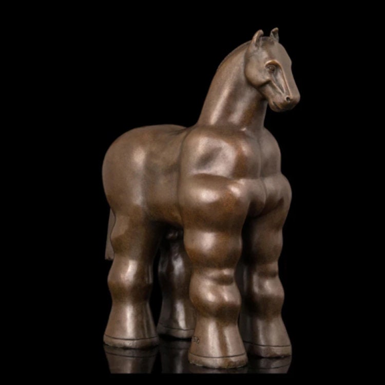 Horse Statue by Fernando Botero | Abstract Sculpture | Bronze Statue
