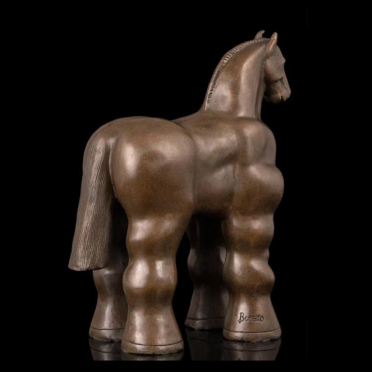 Botero Abstract Horse Statue by Fernando Botero | Abstract Sculpture | Bronze Statue ...