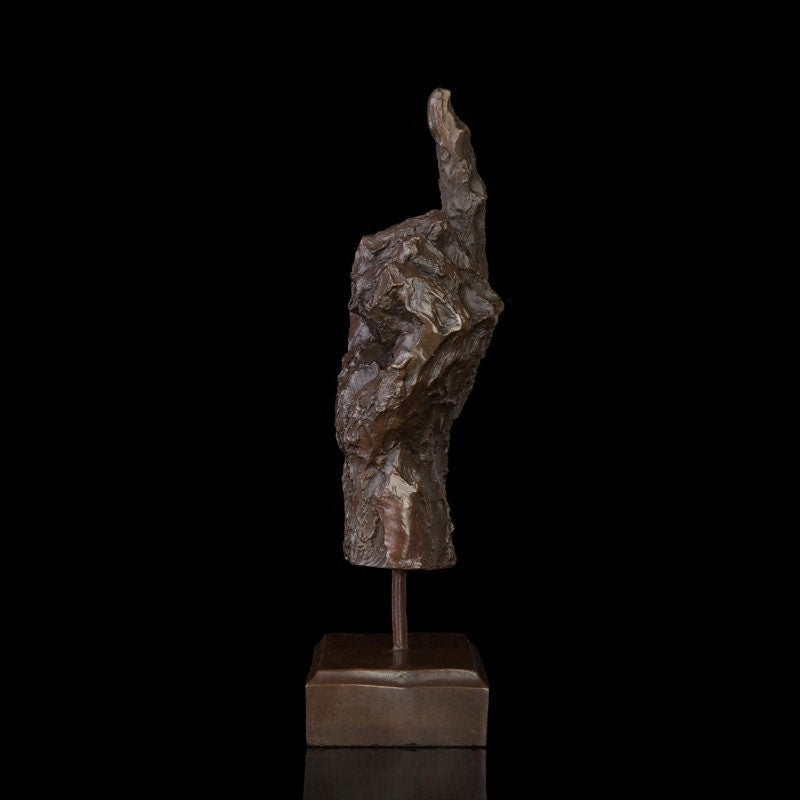 Abstract Hand Gesture | Bronze Sculpture | Abstract Statue