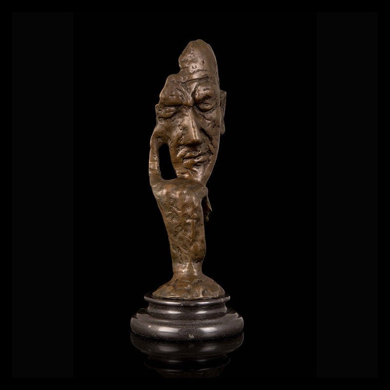 Thinking Man Abrstract Sculpture | Augustine Rodin | Bronze Statue