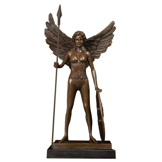 Athena Bronze Statue | Greek Goddess of Wisdom | Mythical Sculpture