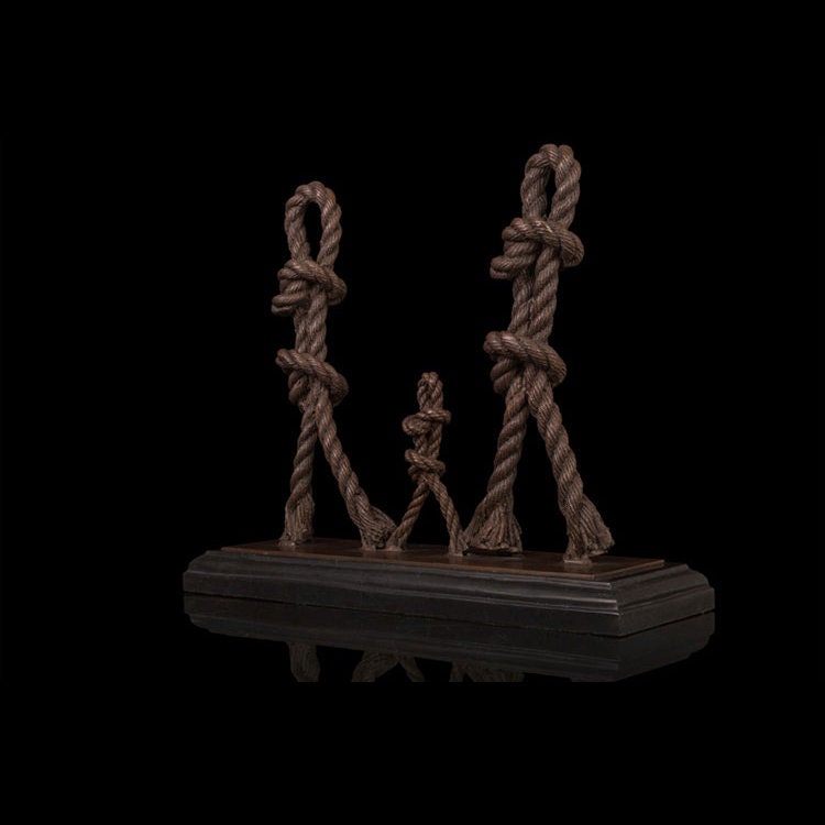 Bottom Statue Rope Rope Family Sculpture | Parents and child | Bronze Statue – Bronze ...