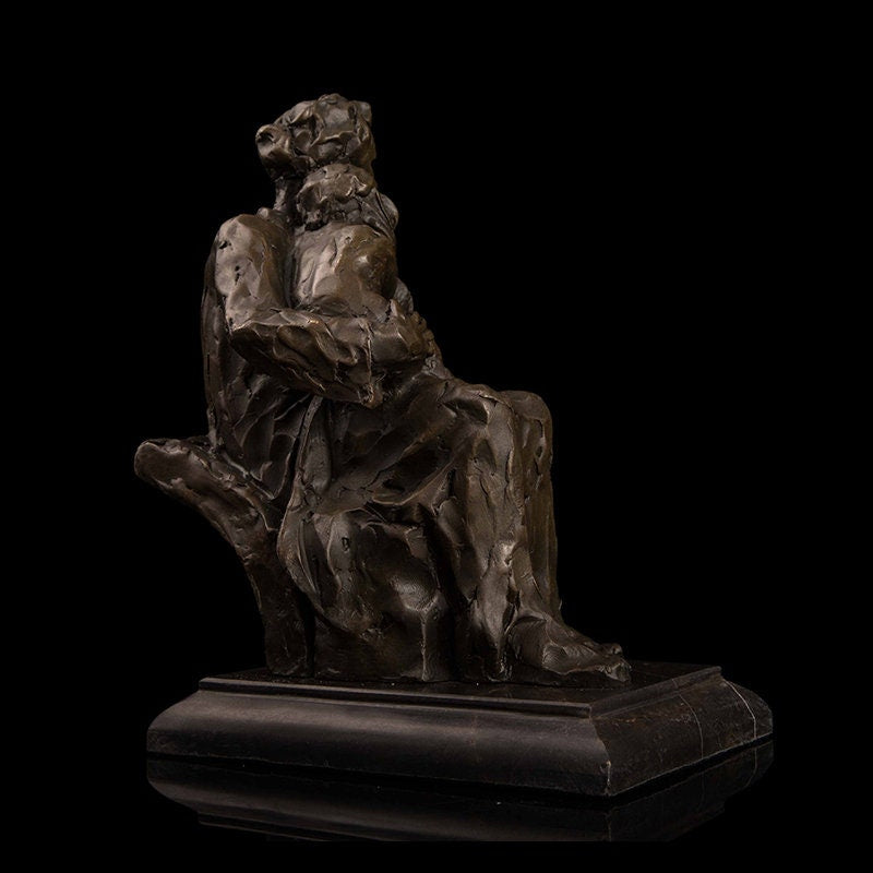 Mother and Baby | Female and Child | Bronze Statue