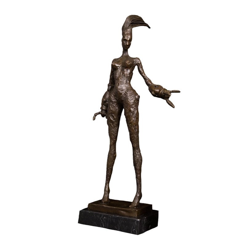 Abstract Anime Character | Bronze Figurnine