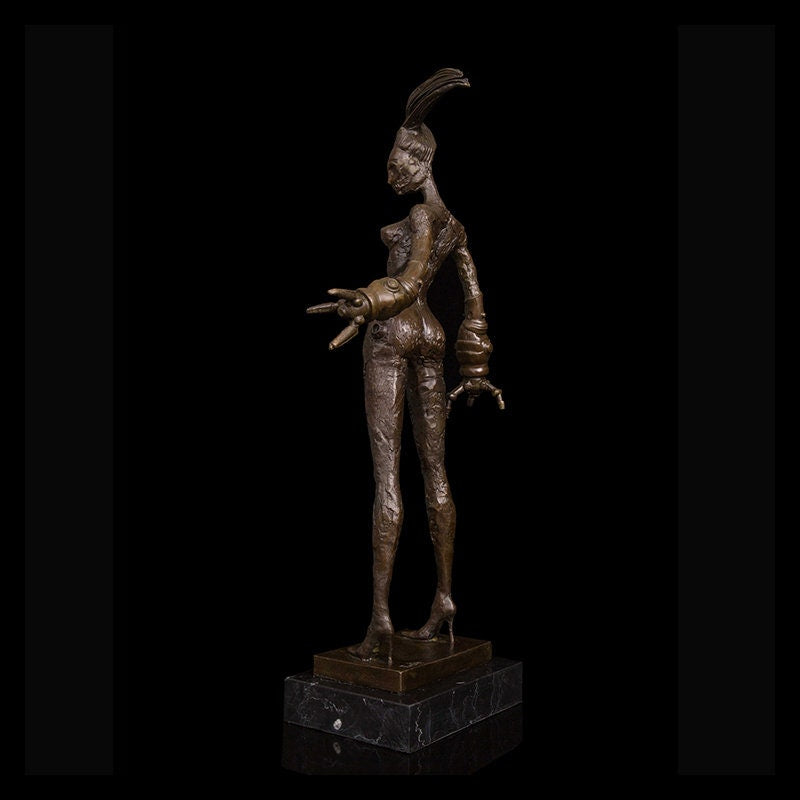 Abstract Anime Character | Bronze Figurnine