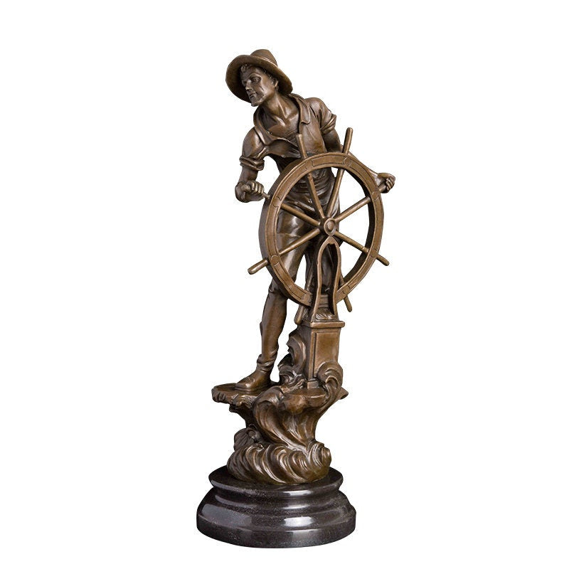 Ships Captain | Sailor | Ocean | Bronze Statue