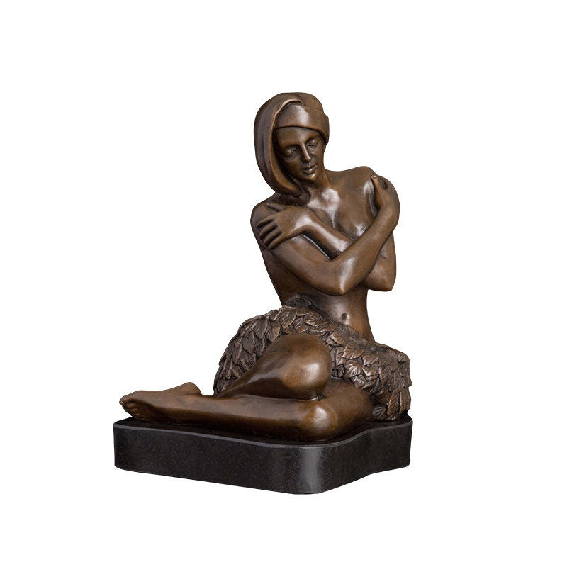 Bella signora dell'isola | Statua erotica | Scultura in bronzo