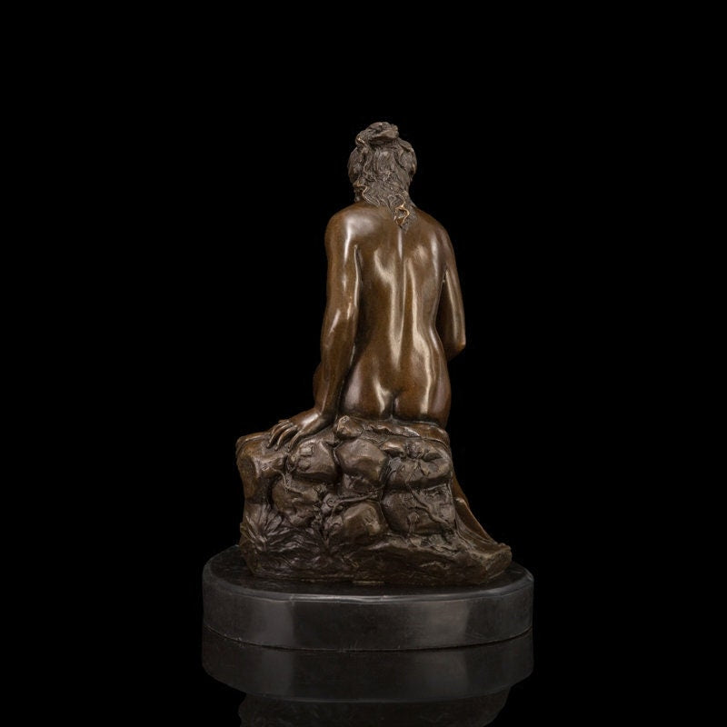 Women Bathing | Nude Statue | Bronze Sculpture